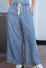 Load image into Gallery viewer, ee:some Mineral Washed Straight Leg Pants in Denim