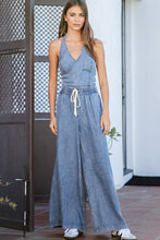 Load image into Gallery viewer, ee:some Mineral Washed Straight Leg Pants in Denim