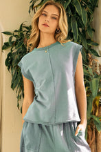 Load image into Gallery viewer, Oddi Solid Color Muscle Top in Blue