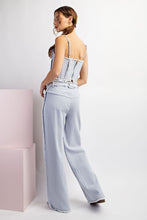 Load image into Gallery viewer, ee:some Stone Washed Distressed Straight Leg Pants in Denim