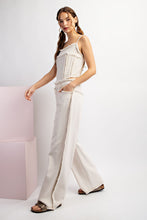 Load image into Gallery viewer, ee:some Stone Washed Distressed Straight Leg Pants in Oatmeal