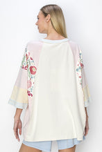 Load image into Gallery viewer, J. Her Color Block Raglan Top in Light Pink Shirts & Tops J.Her