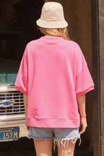 Load image into Gallery viewer, Oddi Chenille Patched "READY HUT" Football Top in Hot Pink