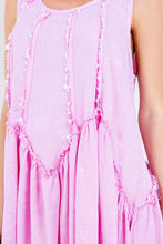 Load image into Gallery viewer, J.Her Sleeveless Boho Tunic Top in Bubble Gum FINAL SALE
