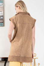 Load image into Gallery viewer, BlueVelvet Sporty Half Zip Up Dress in Mocha FINAL SALE