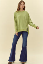 Load image into Gallery viewer, Jodifl Solid Color OVERSIZED Sweatshirt in Avocado