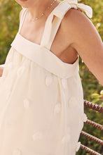 Load image into Gallery viewer, In February Blossom Floral Embroidery Midi Dress in Cream