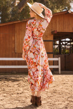 Load image into Gallery viewer, Oddi Floral Print Maxi Dress in Olive Multi