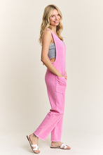 Load image into Gallery viewer, J.Her Mineral Washed Jumpsuit in Bubble Gum FINAL SALE