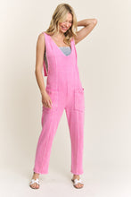 Load image into Gallery viewer, J.Her Mineral Washed Jumpsuit in Bubble Gum FINAL SALE