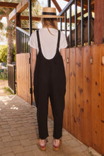 Load image into Gallery viewer, Oddi Solid Color Ribbed Jumpsuit in Black