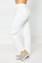 Load image into Gallery viewer, Judy Blue High Waisted Garment Dyed Joggers in White