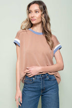 Load image into Gallery viewer, Hailey & Co Loose Fit Ribbed Knit Top in Mocha