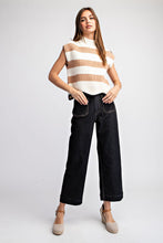 Load image into Gallery viewer, ee:some Striped Sleeveless Sweater in Coco