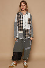 Load image into Gallery viewer, POL Twill Top with Contrasting Crochet Details in Black Stripe