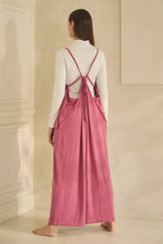 Load image into Gallery viewer, Oddi Solid Color Jersey Knit Jumpsuit in Mulberry