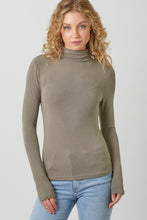 Load image into Gallery viewer, Mystree Solid Color Knit Top in Ash