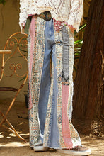 Load image into Gallery viewer, POL Mix n Match Patchwork Pants in Denim