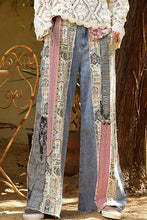 Load image into Gallery viewer, POL Mix n Match Patchwork Pants in Denim