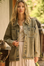 Load image into Gallery viewer, Mittoshop OVERSIZED Denim Jacket in Mud Denim