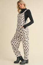 Load image into Gallery viewer, Jodifl Geometric Print Jumpsuit in Off White