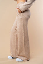 Load image into Gallery viewer, White Birch High Waist Solid Color Knit Pants in Oatmeal