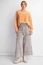 Load image into Gallery viewer, Easel Mineral Washed Terry Knit Pants in Rolling Stone