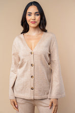 Load image into Gallery viewer, White Birch Lightweight Knit Cardigan in Oatmeal