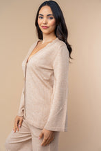 Load image into Gallery viewer, White Birch Lightweight Knit Cardigan in Oatmeal