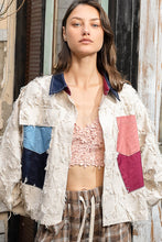 Load image into Gallery viewer, POL Textured Roomy Fit Top in Natural Multi