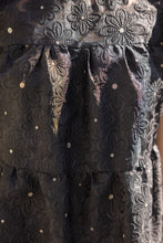 Load image into Gallery viewer, VOY Burnout Floral with Metallic Details in Black