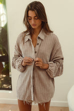 Load image into Gallery viewer, BiBi Solid Color Ribbed Chenille Top in Oatmeal