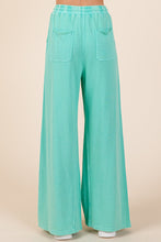 Load image into Gallery viewer, Mittoshop French Terry Mineral Washed Pants in Seafoam