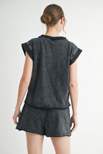 Load image into Gallery viewer, Jodifl Mineral Washed Lounge Set in Black