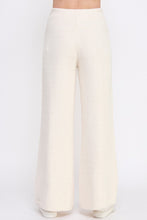 Load image into Gallery viewer, Allie Rose Plush Cloud Wide Leg Pants in Vanilla
