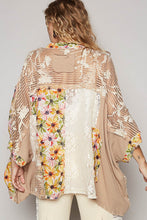 Load image into Gallery viewer, POL OVERSIZED Open Front Cardigan in Mocha Multi