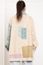 Load image into Gallery viewer, BlueVelvet Multi Colored Printed Patchwork Top in Dusty Mauve