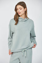 Load image into Gallery viewer, FATE Solid Color Scuba Sweatshirt in Muted Blue