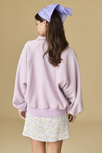 Load image into Gallery viewer, Papermoon PIPER Solid Color Snap Collar Sweater in Lilac
