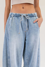 Load image into Gallery viewer, ee:some Snow Washed Joggers in Denim