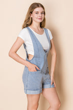 Load image into Gallery viewer, White Birch Knit Romper in Light Denim