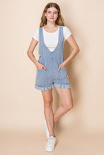 Load image into Gallery viewer, White Birch Knit Romper in Light Denim