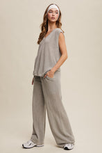 Load image into Gallery viewer, Listicle Soft Knit Lounge Set in Heather Grey