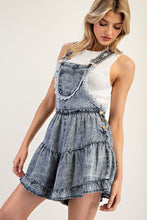 Load image into Gallery viewer, ee:some Snow Washed Lace Details Romper in Denim