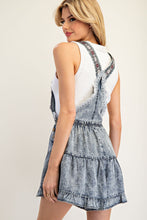 Load image into Gallery viewer, ee:some Snow Washed Lace Details Romper in Denim