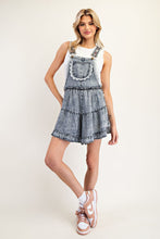Load image into Gallery viewer, ee:some Snow Washed Lace Details Romper in Denim
