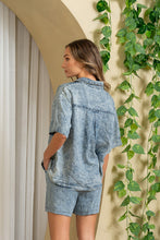 Load image into Gallery viewer, Sew in Love Top and Shorts Set in Denim