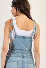 Load image into Gallery viewer, ee:some Mineral Washed Wide Leg Jumpsuit in Denim