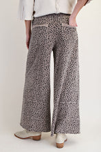Load image into Gallery viewer, Easel Animal Print Terry Knit Pants in Ash Mocha ON ORDER