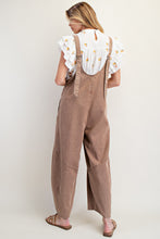 Load image into Gallery viewer, Easel Jumpsuit with Barrell Legs in Almond